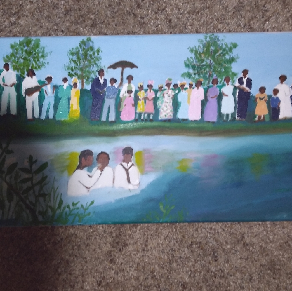 Original oil painting on canvas By Barbara Rice